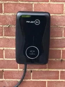 black project EV electric charger